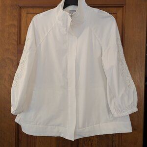 Chico's size 1, White Swing Jacket